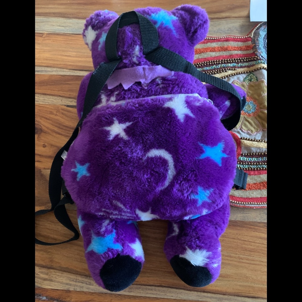 Authentic Grateful Dead Dark Star Bear Backpack - Picture 2 of 8